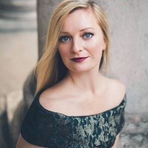 Picture of soprano Lucy Crowe, for handels heroines friday 24th april 2026